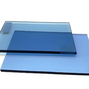 1 4 Blue Float Tempered Glass