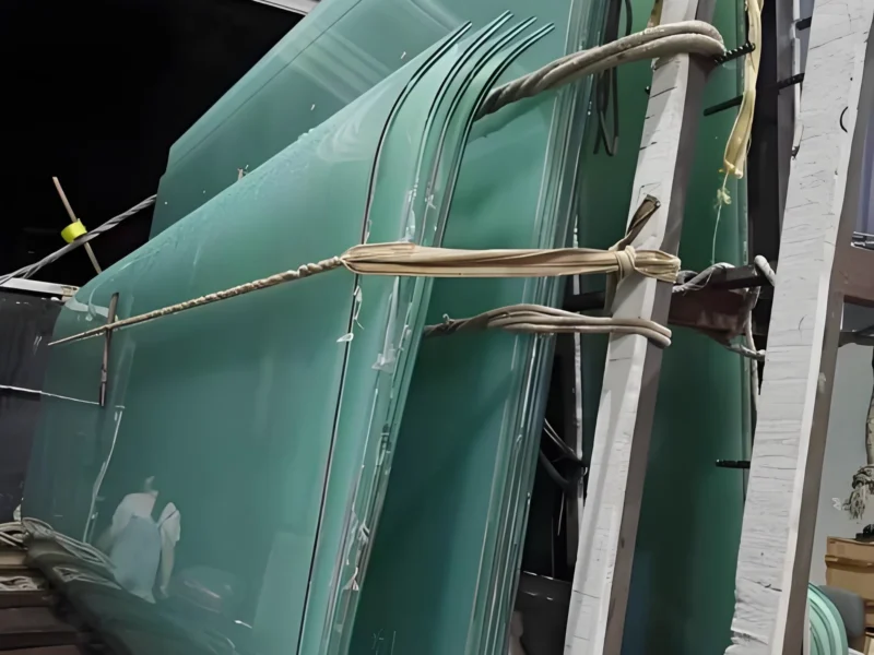 5+1.52+5mm Curved PVB Laminated Glass