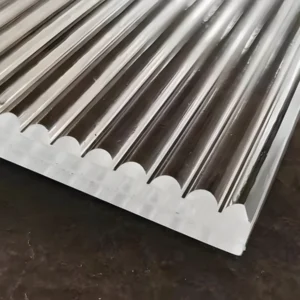 8mm Thick Corrugated Glass