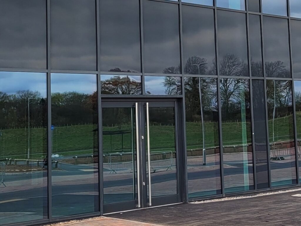 Ceramic frit spandrel glass panel