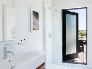 Glass Outdoor Shower Enclosures