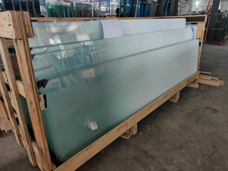 Gradient silk screen printed tempered glass