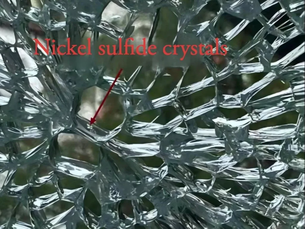 Nickel Sulfide inclusions (NiS)