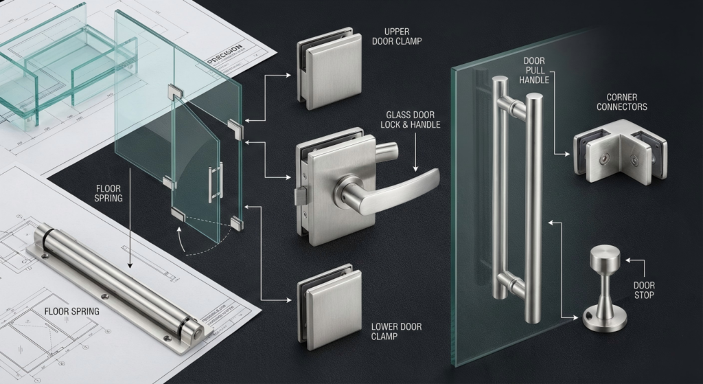 Partition + door system