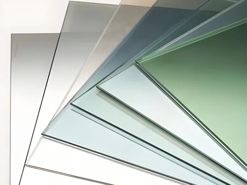 Silver grey laminated glass 5+5