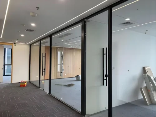 acoustic glass partition acoustic glass partition