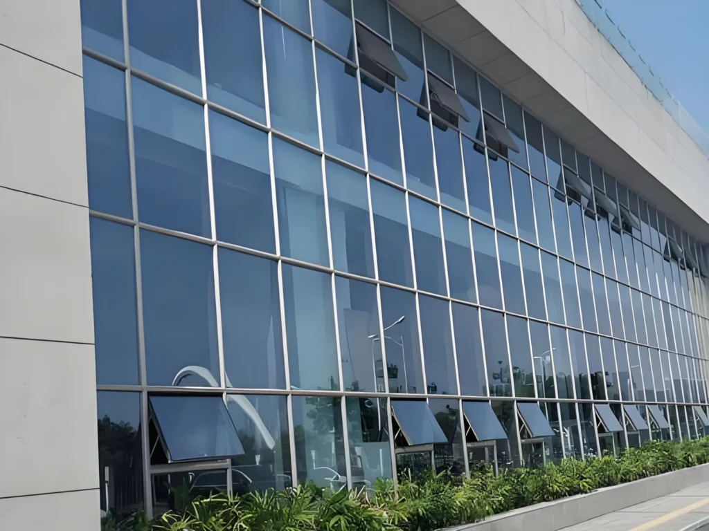 aluminum curtain wall system