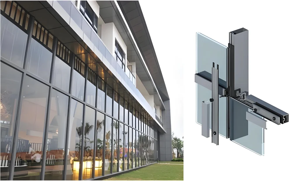 Aluminum Glass Curtain Wall System