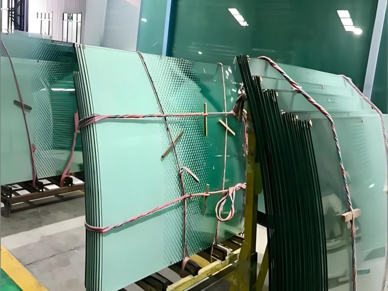 curved glass railings