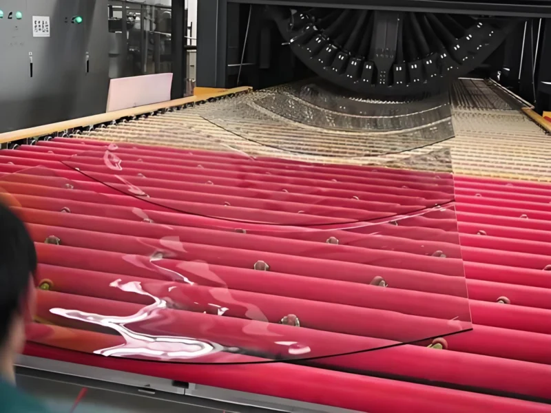 custom cut curved glass