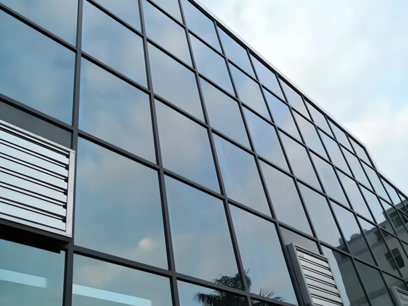 double glazed curtain wall double glazed curtain wall
