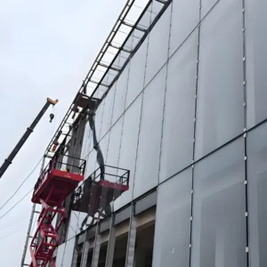 glass aluminum curtain walls and insulated panels​