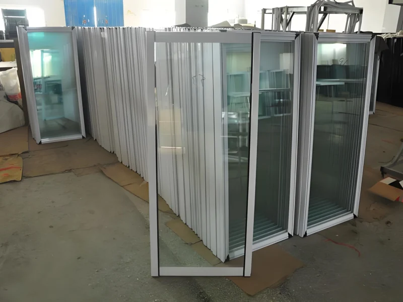glass front freezer