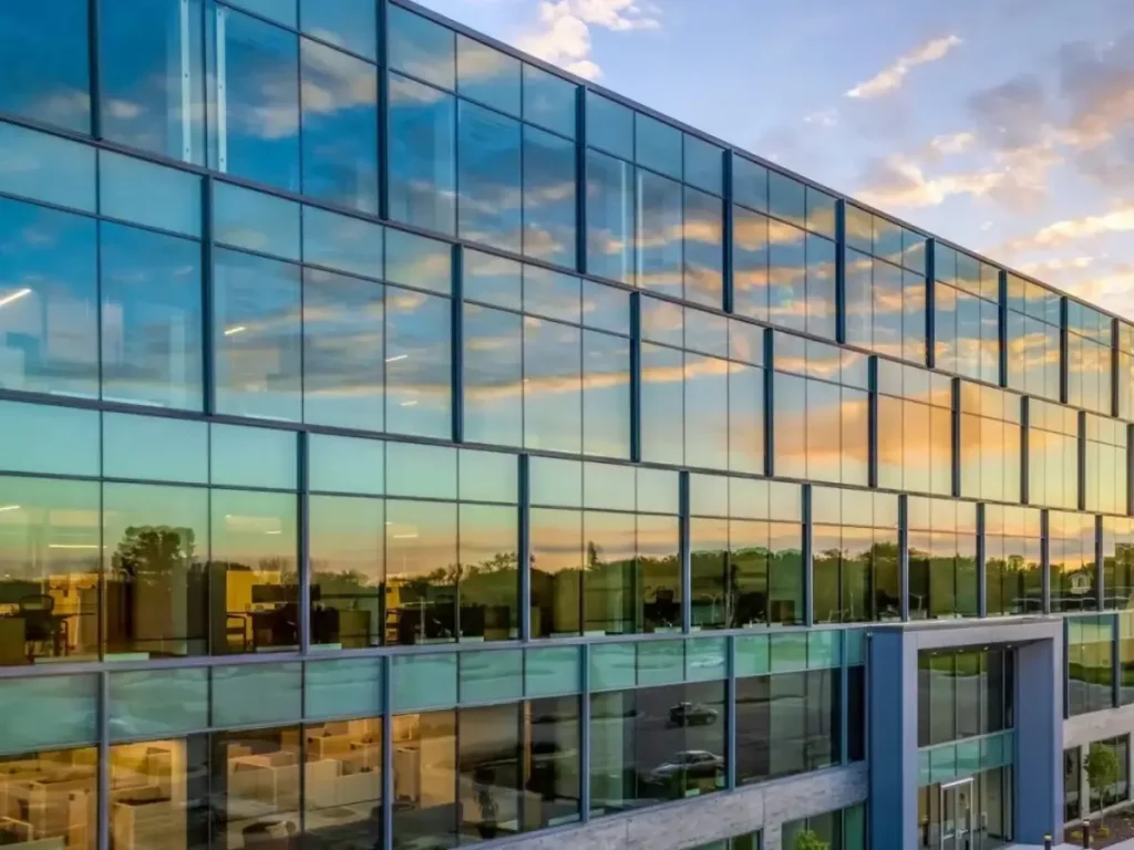 glass spandrel building