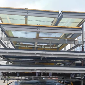 glass unitized wall system