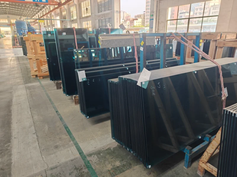 light blue tinted tempered glass light blue tinted tempered glass