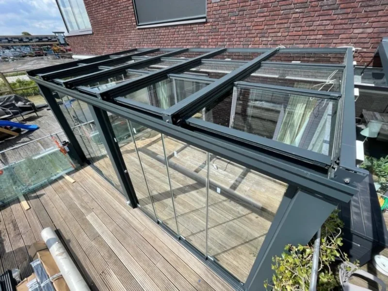 pergola glass roof​