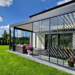 pergola with roof​