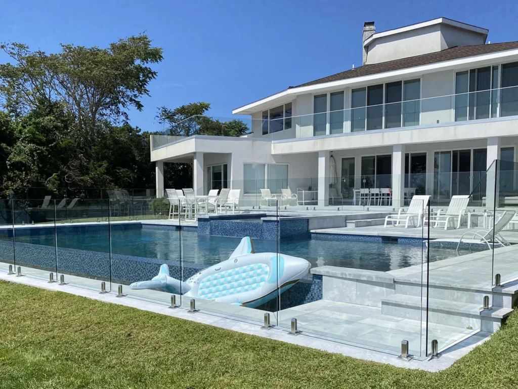 pool 15mm toughened glass fence