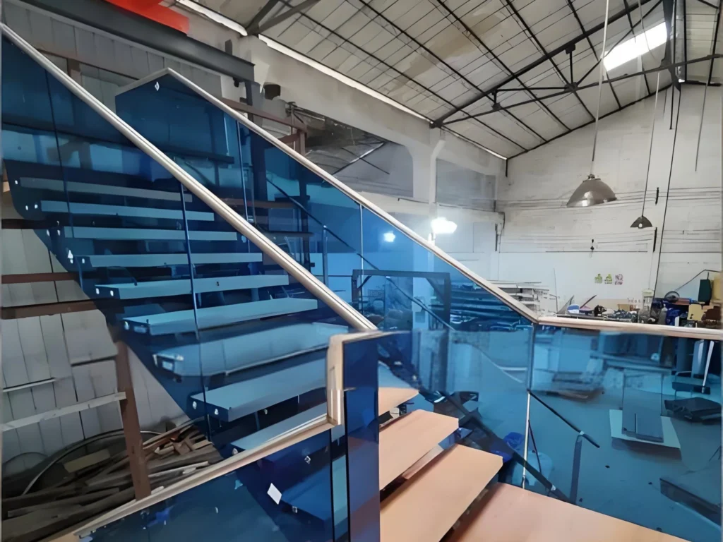 tuff glass panel staircase
