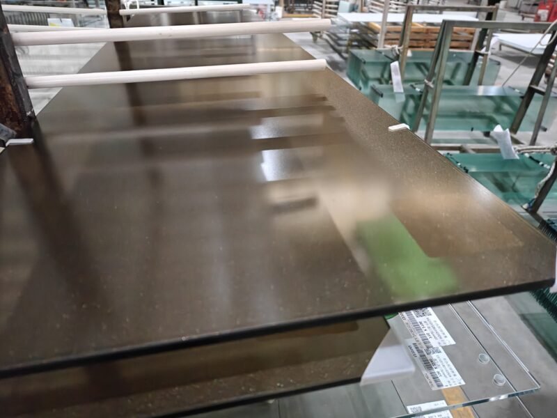 Bronze printed 8mm ESG glass sheet
