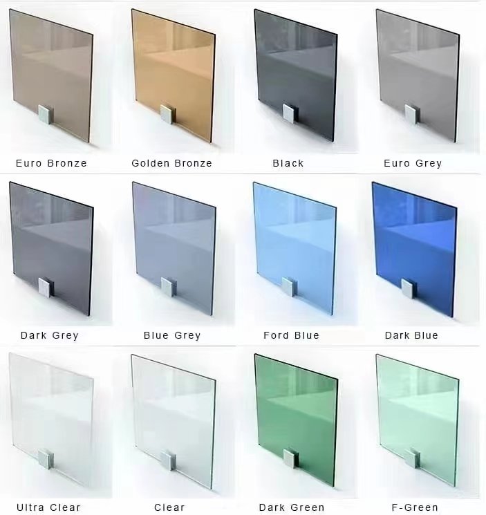 Color of tinted tempered glass