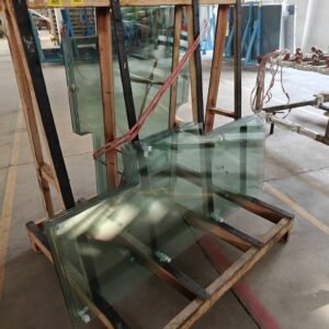 Cutout and shaped tempered glass 8mm thick