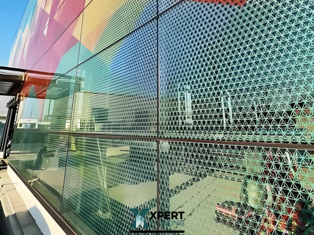 Digital printed glass wall