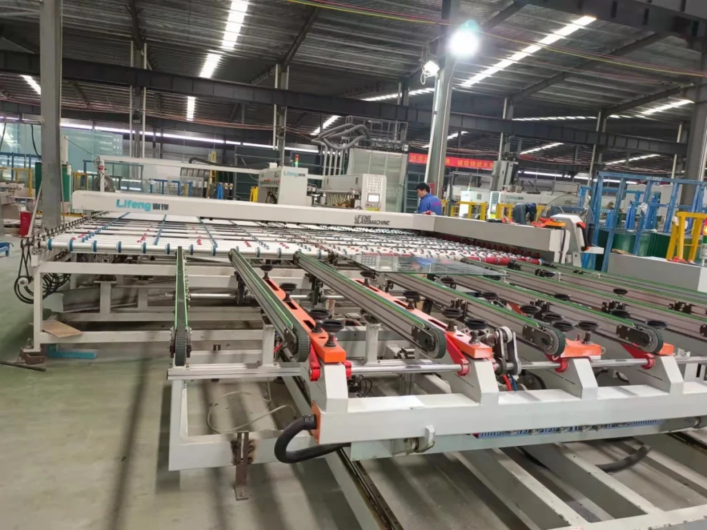 Edging process for glass