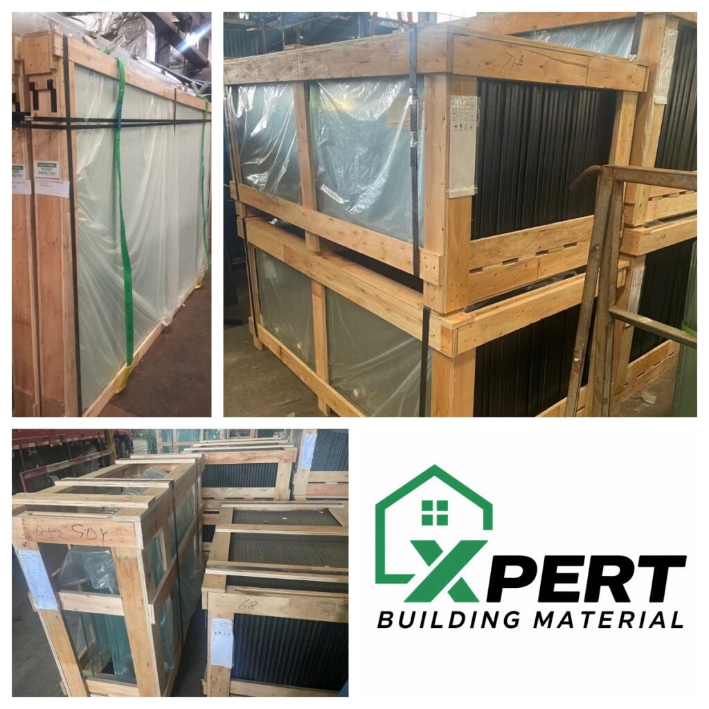 Export packing for glass