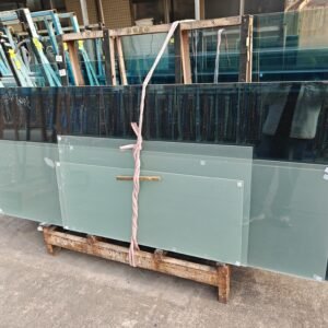 Frosted 8mm tempered glass sheet