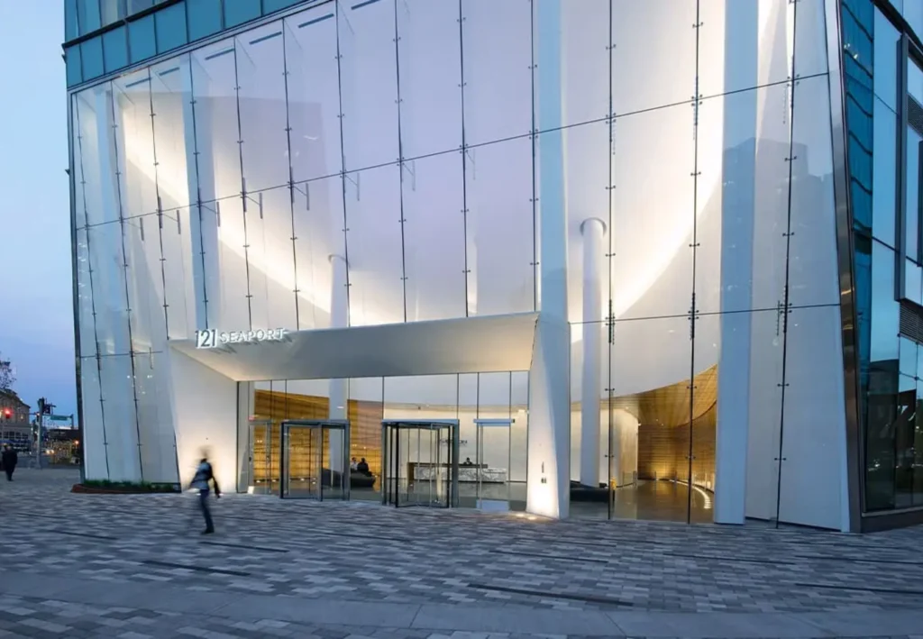 Glass facade project in Europe