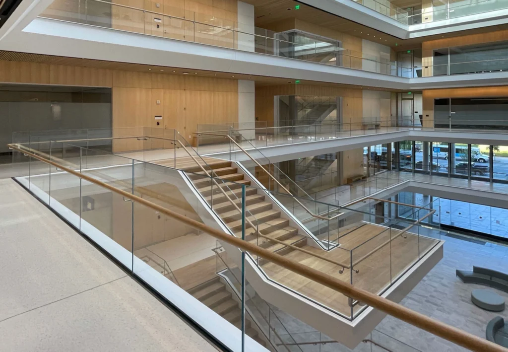 17.52mm Toughened Safety Laminated Glass balcony in Canada
