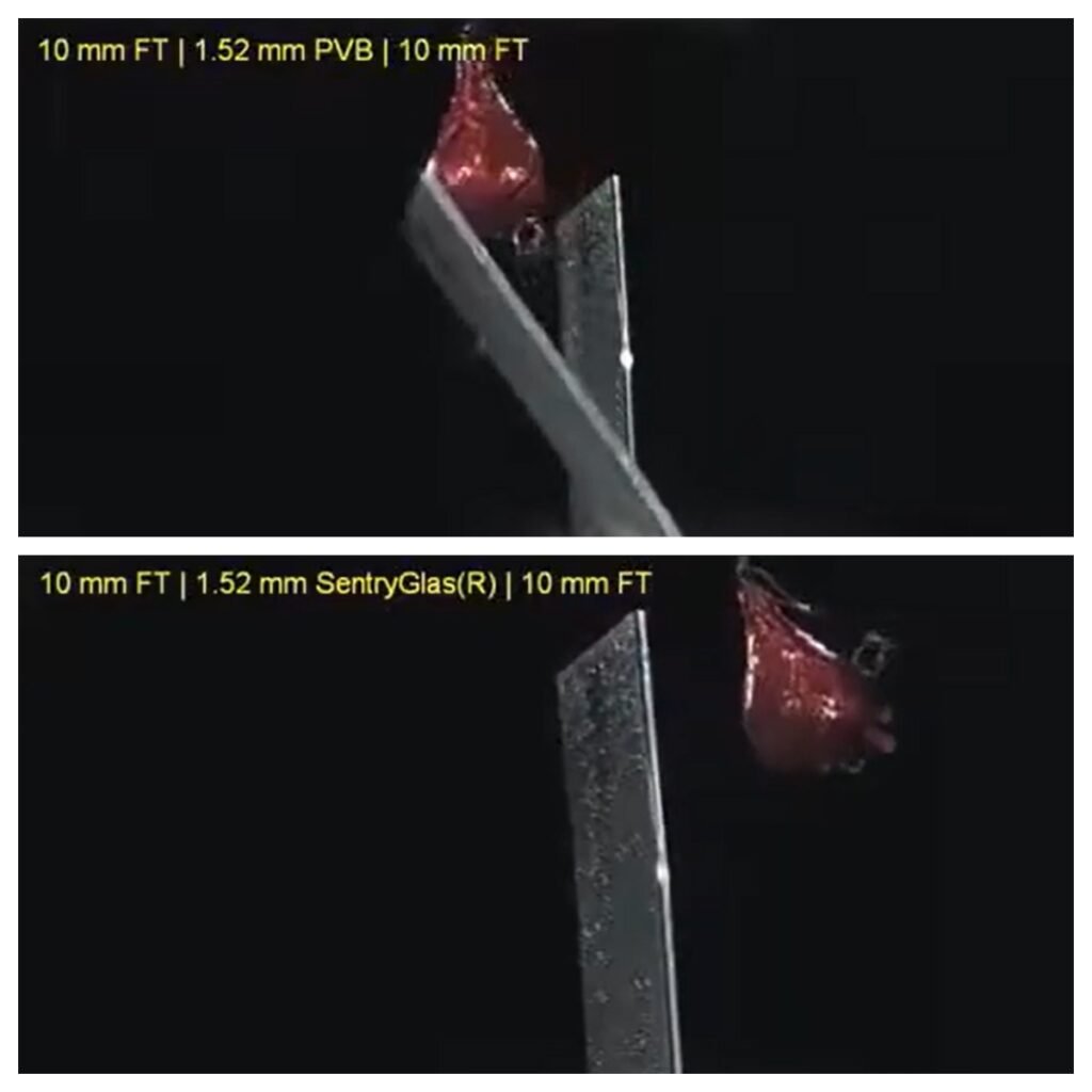 PVB laminated glass vs sgp laminated glass