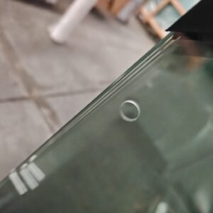 Perforation for 8mm tempered glass sheet