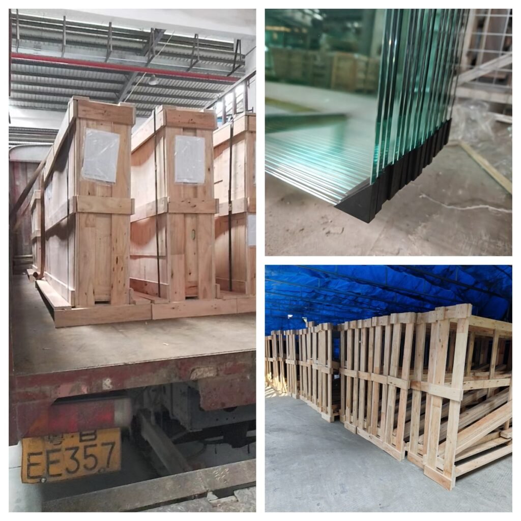 Safety packing of heat treated glass