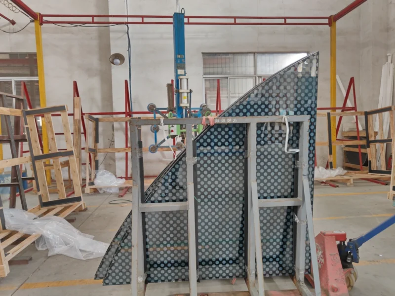 24mm shaped Insulating glass window Best Solar Performance 6+12A+6mm Low E Insulating Glazing Unit, 1 inch IGUs Panel