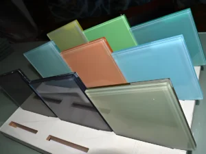 6+6mm color pvb laminated glass sheet
