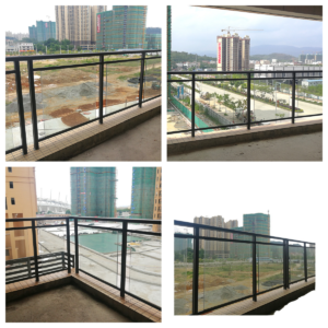 Aluminum Frame Glass Railing Projects
