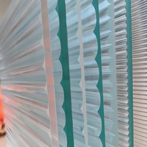 Different fluted glass