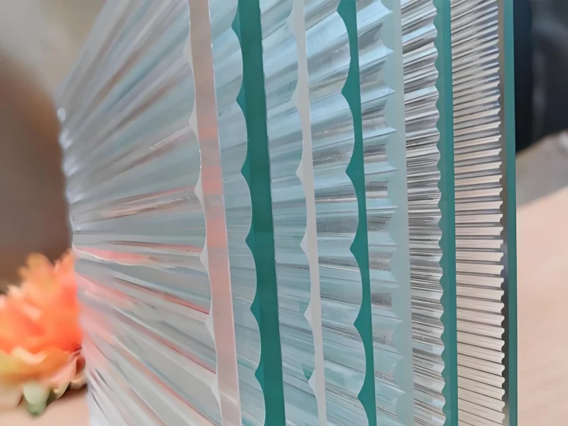 Different fluted glass