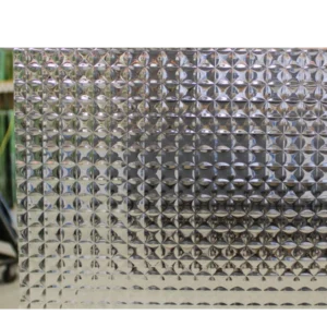 Low Iron Cross Reed Custom Glass