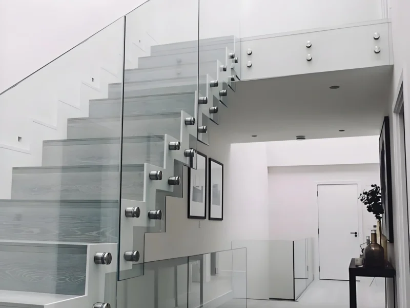 Standoff Glass Railing System