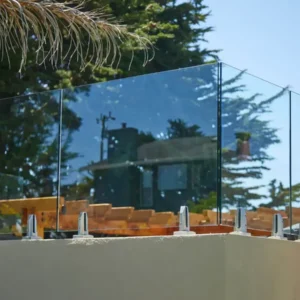 Swimming Pool Glass Spigot Railing