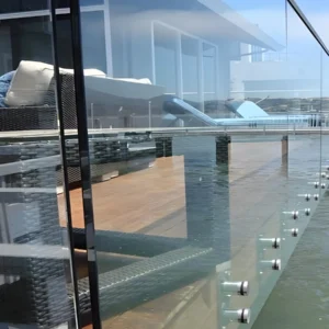 Toughened Glass Standoff Pin System