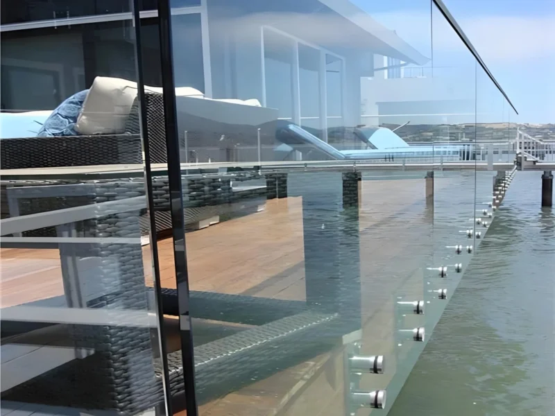 Toughened Glass Standoff Pin System