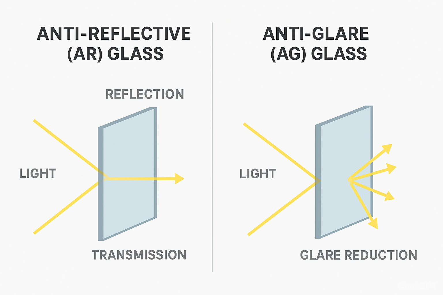 Difference Between AR Glass & AG Glass
