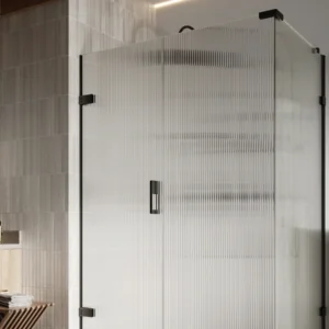 Frameless hinged shower door Frameless hinged shower door