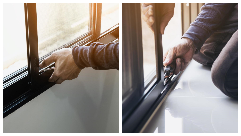 aluminum sliding window installation