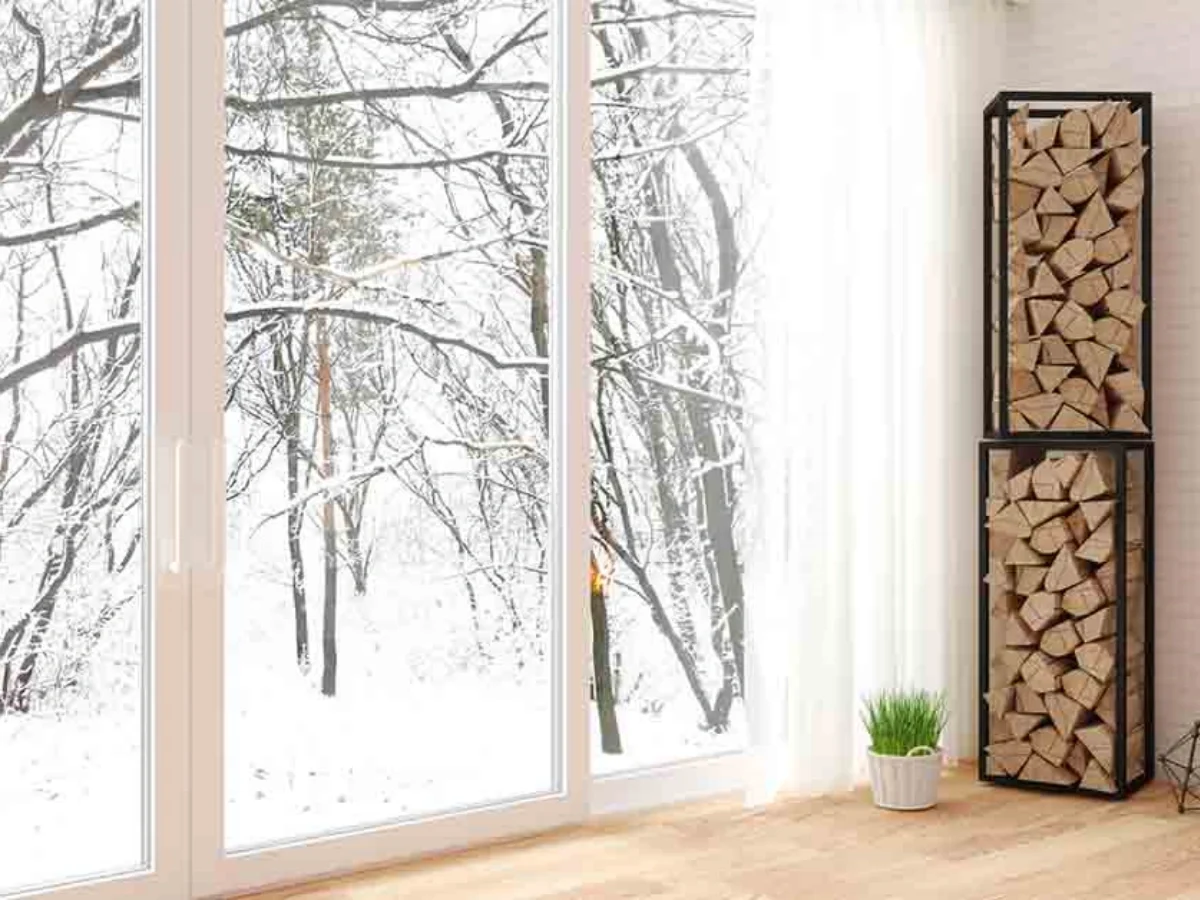 triple glazed glass windows